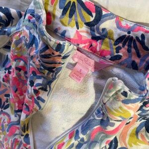 Lilly Pulitzer Multicolor Floral sweatshirt dress